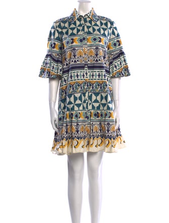 La DoubleJ Printed Mini Dress