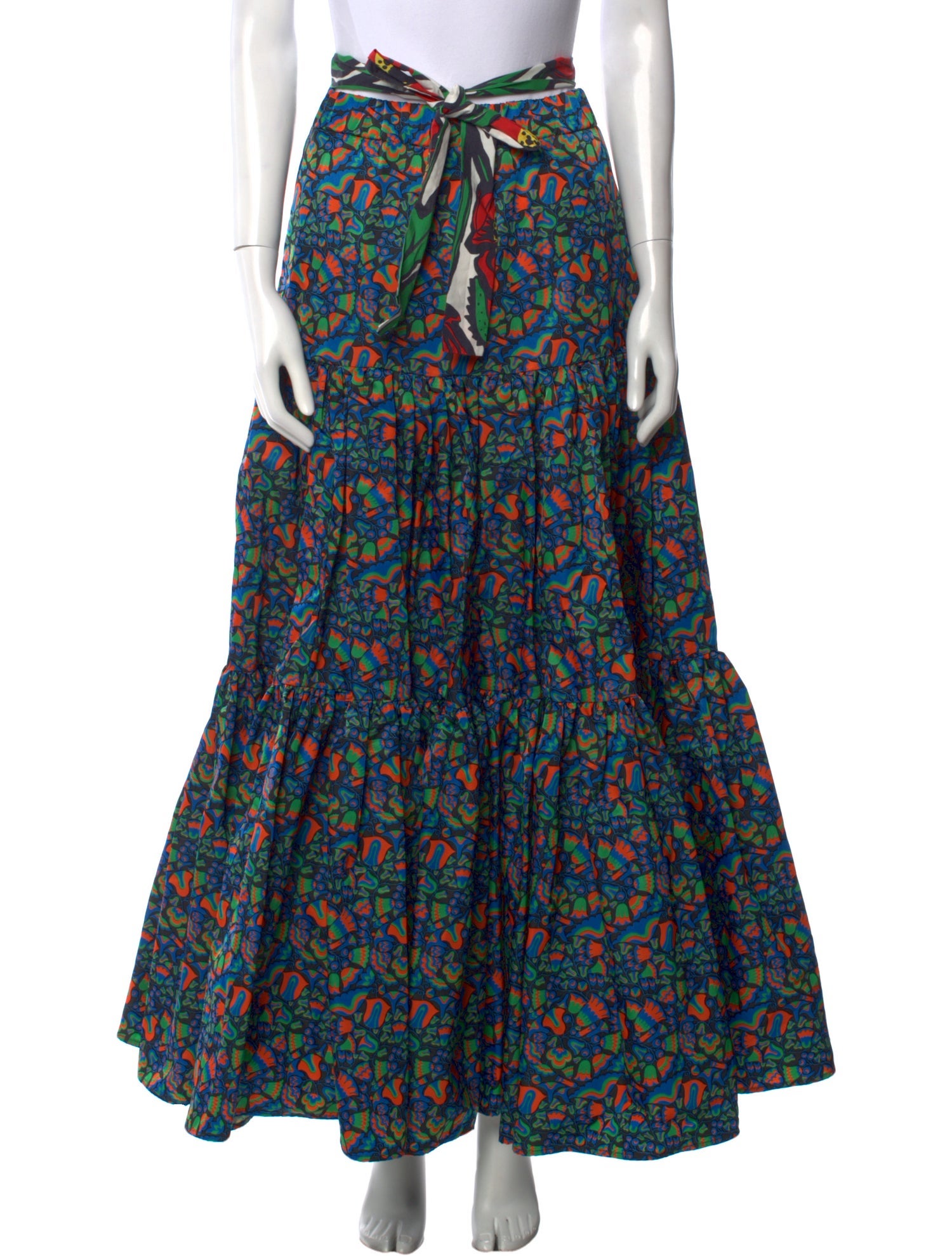 La DoubleJ Floral Print Long Skirt