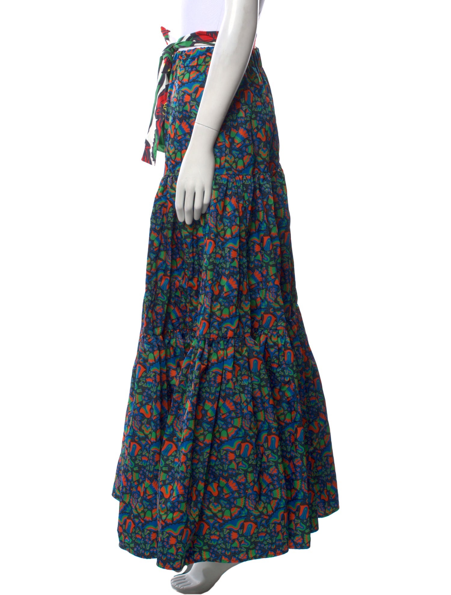La DoubleJ Floral Print Long Skirt
