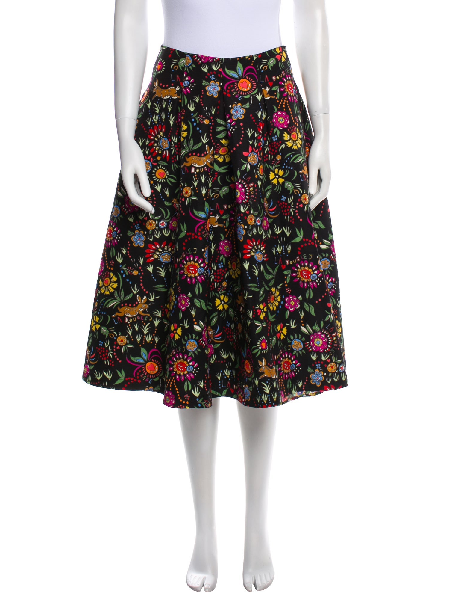 La DoubleJ Wool Knee-Length Skirt