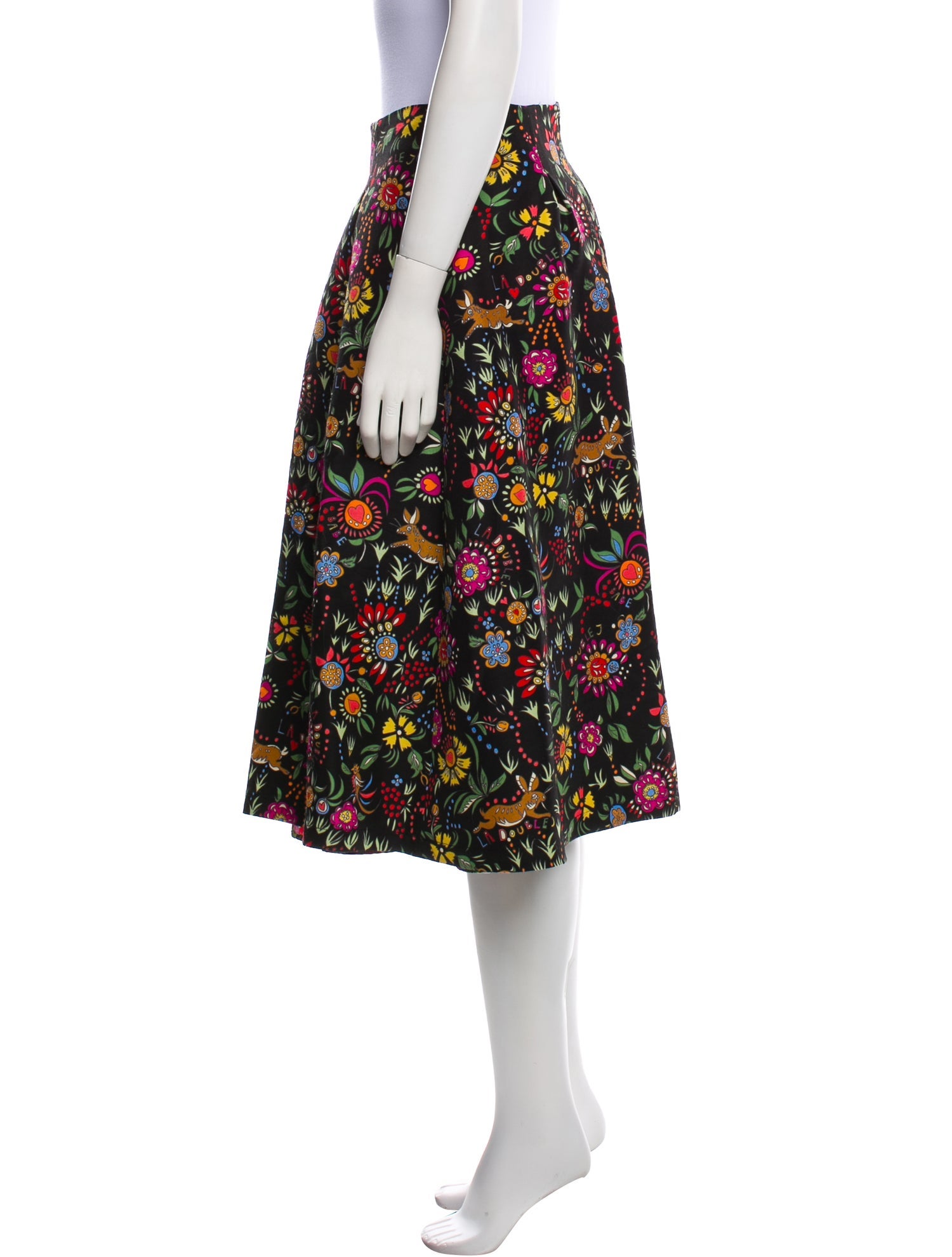 La DoubleJ Wool Knee-Length Skirt