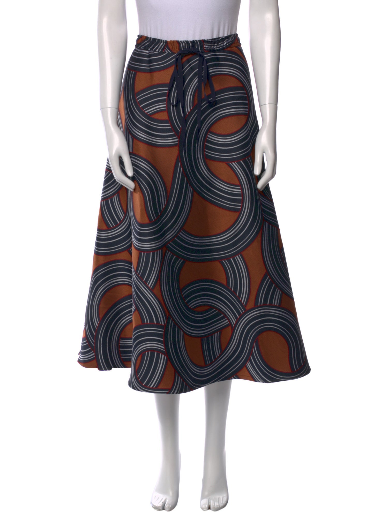 La DoubleJ Printed Midi Length Skirt w/ Tags