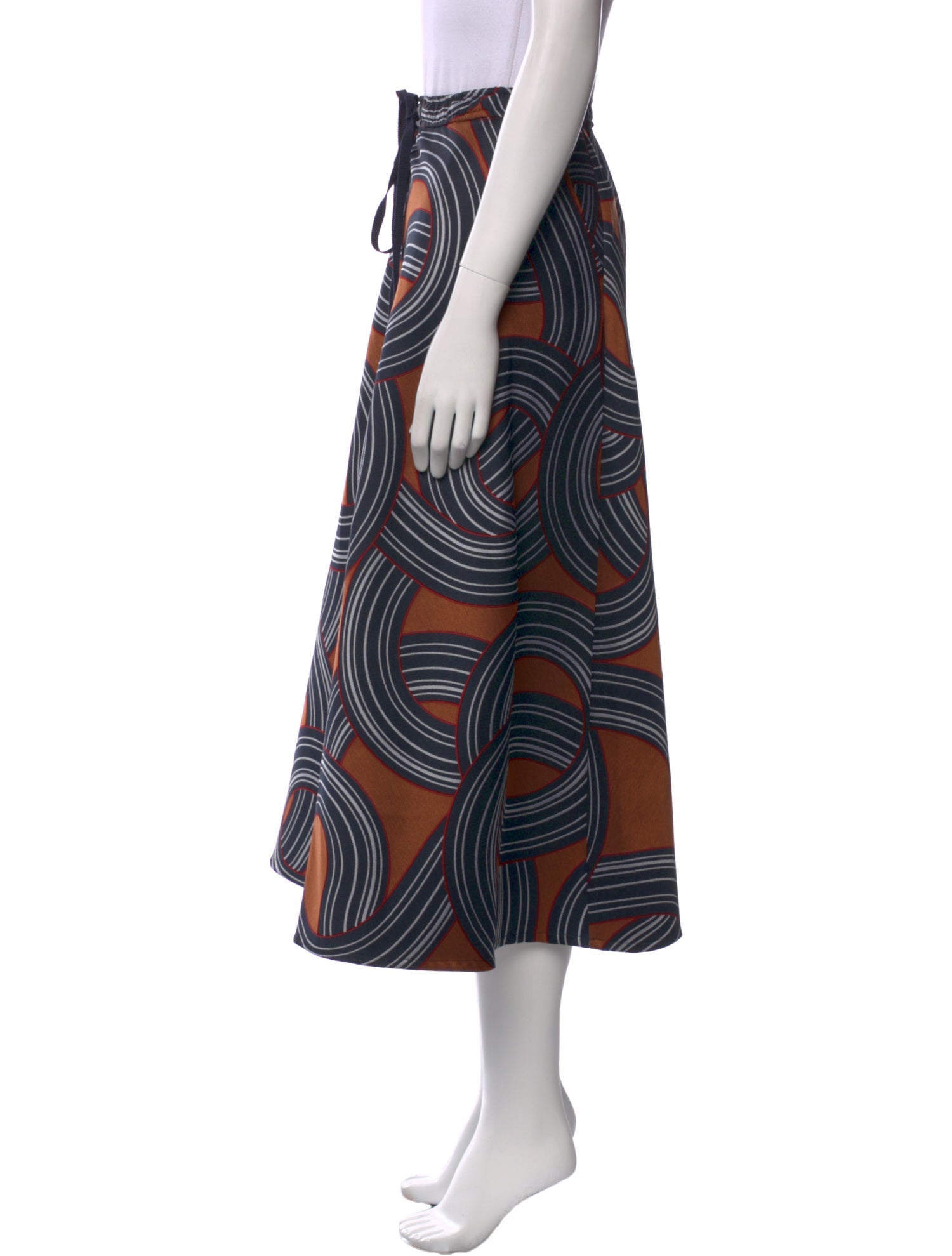 La DoubleJ Printed Midi Length Skirt w/ Tags