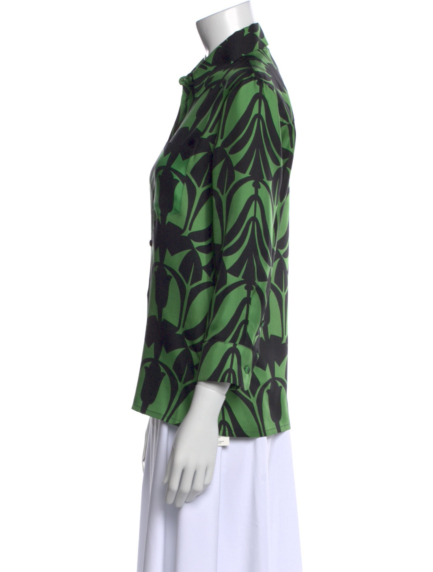 La DoubleJ Silk Printed Blouse