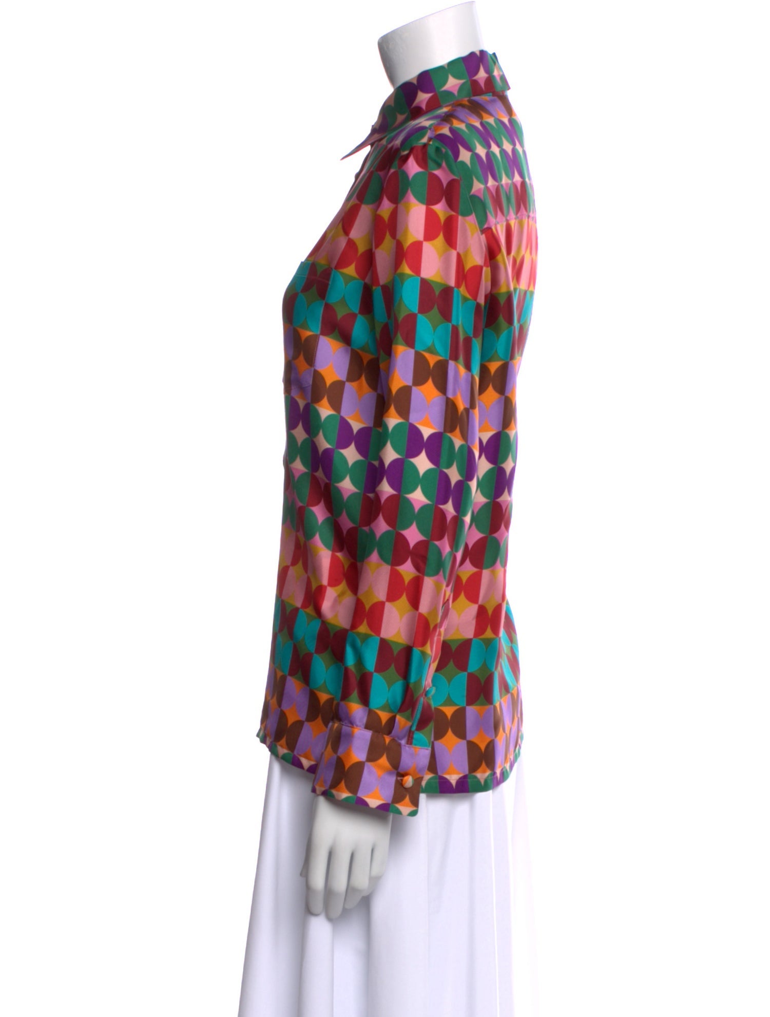 La DoubleJ Silk Printed Blouse w/ Tags