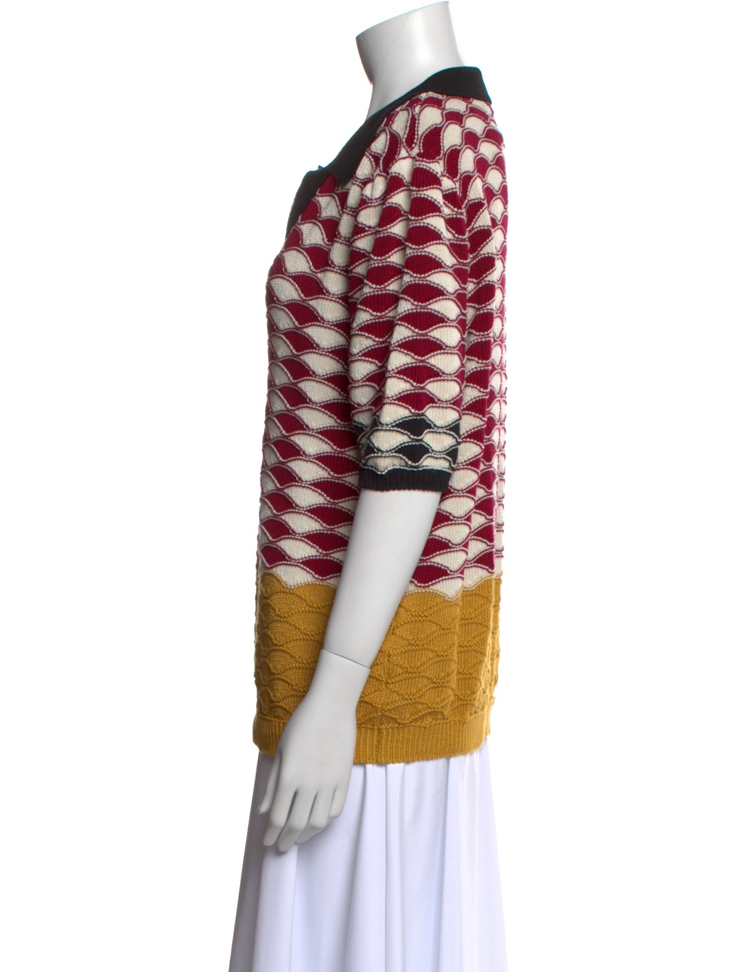 La DoubleJ Printed V-Neck Tunic