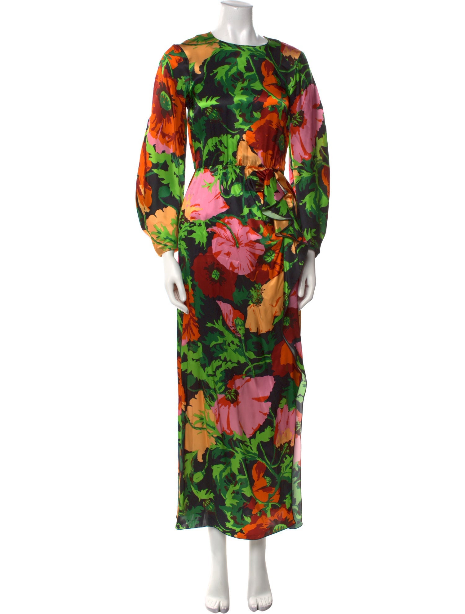 La DoubleJ Floral Print Long Dress w/ Tags