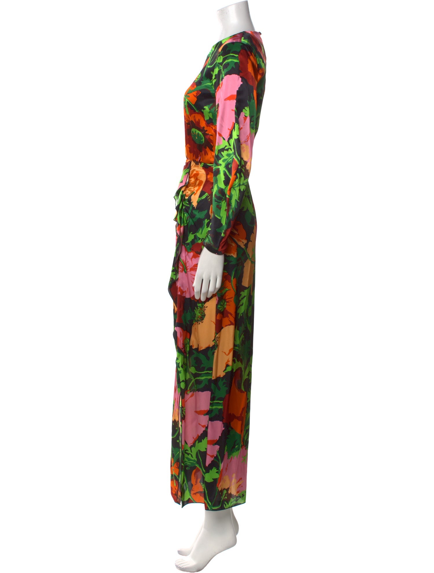 La DoubleJ Floral Print Long Dress w/ Tags