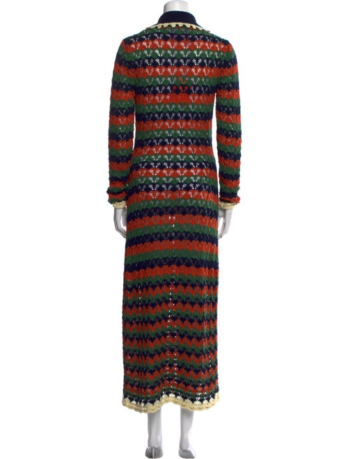 La DoubleJ Striped V-Neck Sweater