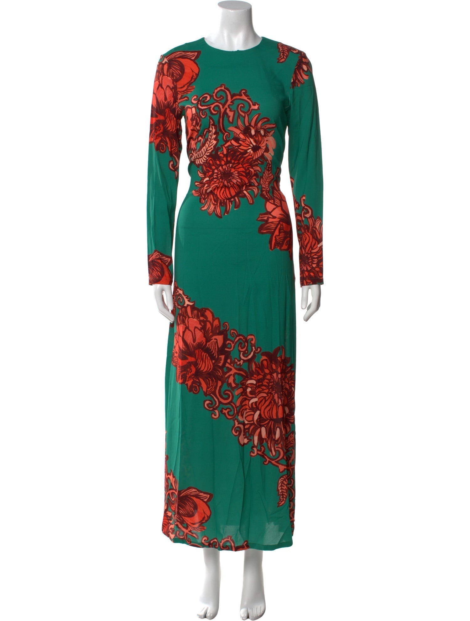 La DoubleJ Floral Print Long Dress w/ Tags