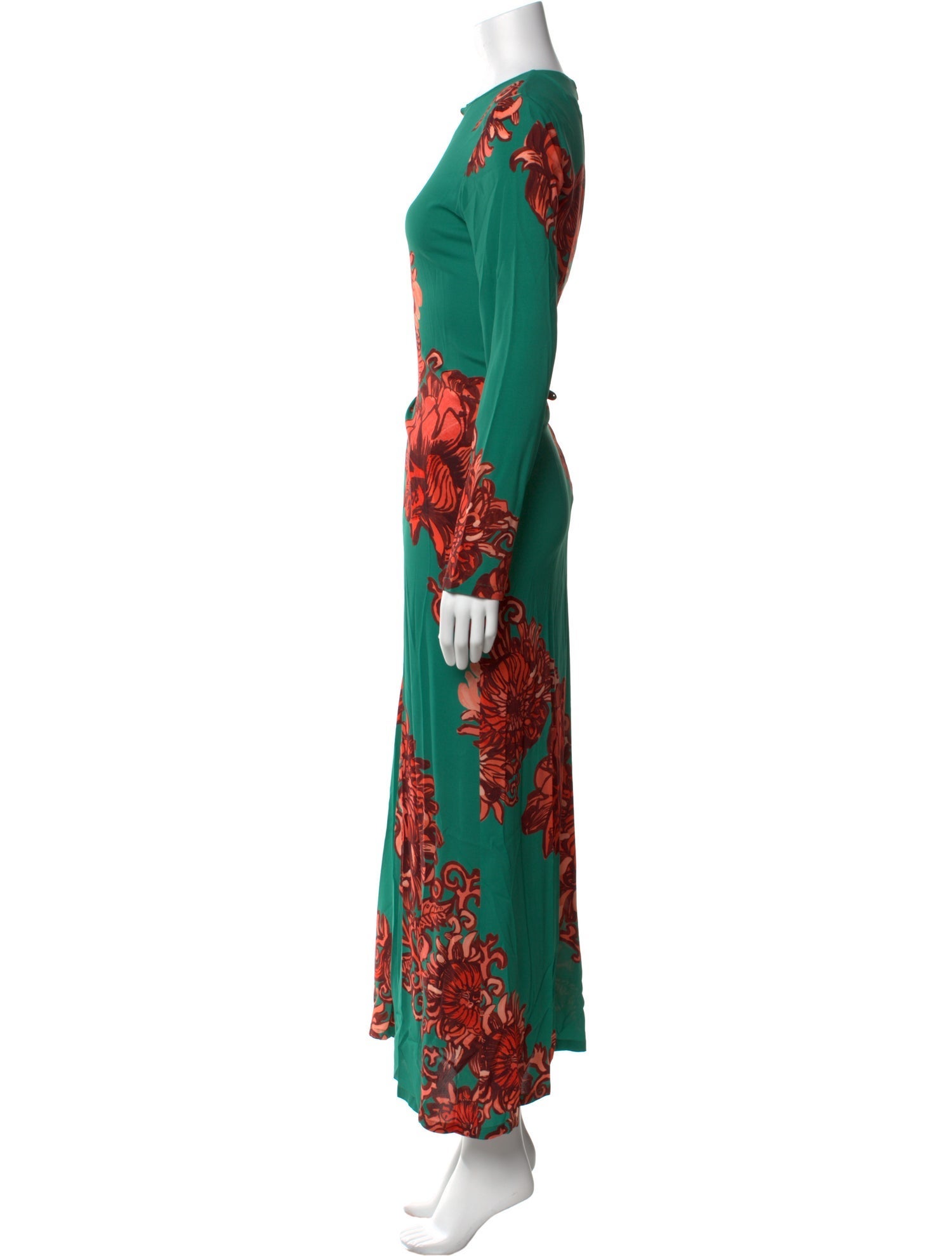 La DoubleJ Floral Print Long Dress w/ Tags