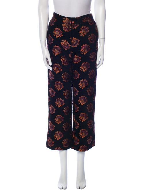 La DoubleJ Floral Print Wide Leg Pants