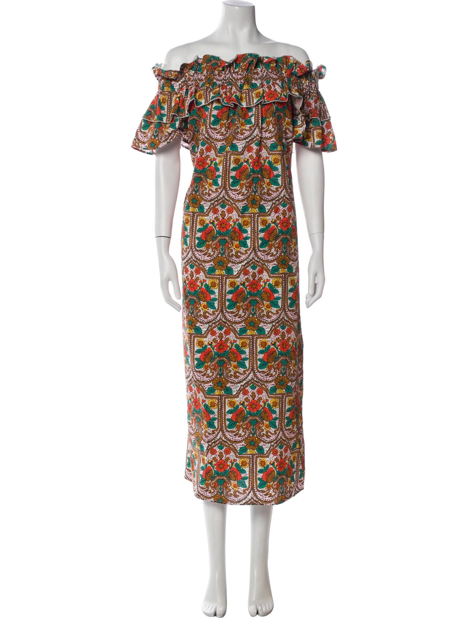 La DoubleJ Paisley Print Long Dress w/ Tags