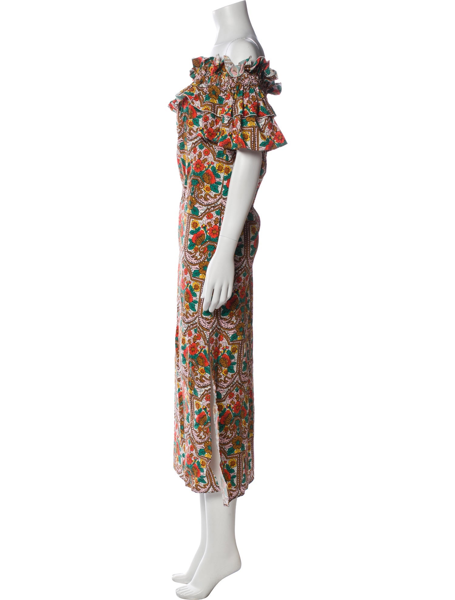 La DoubleJ Paisley Print Long Dress w/ Tags