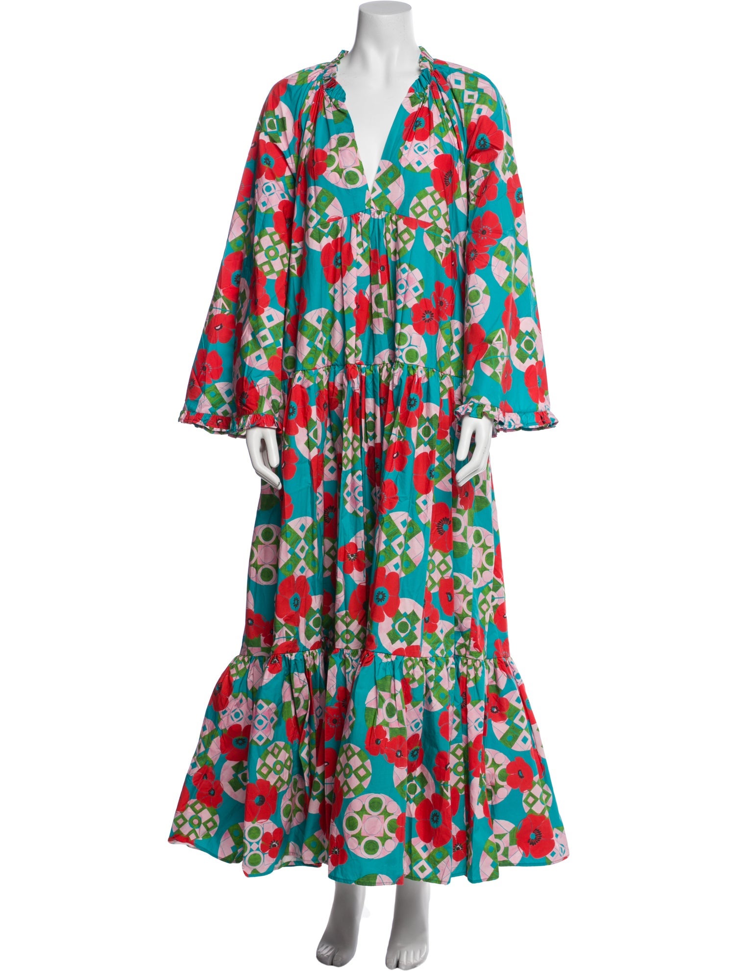 La DoubleJ Floral Print Long Dress w/ Tags