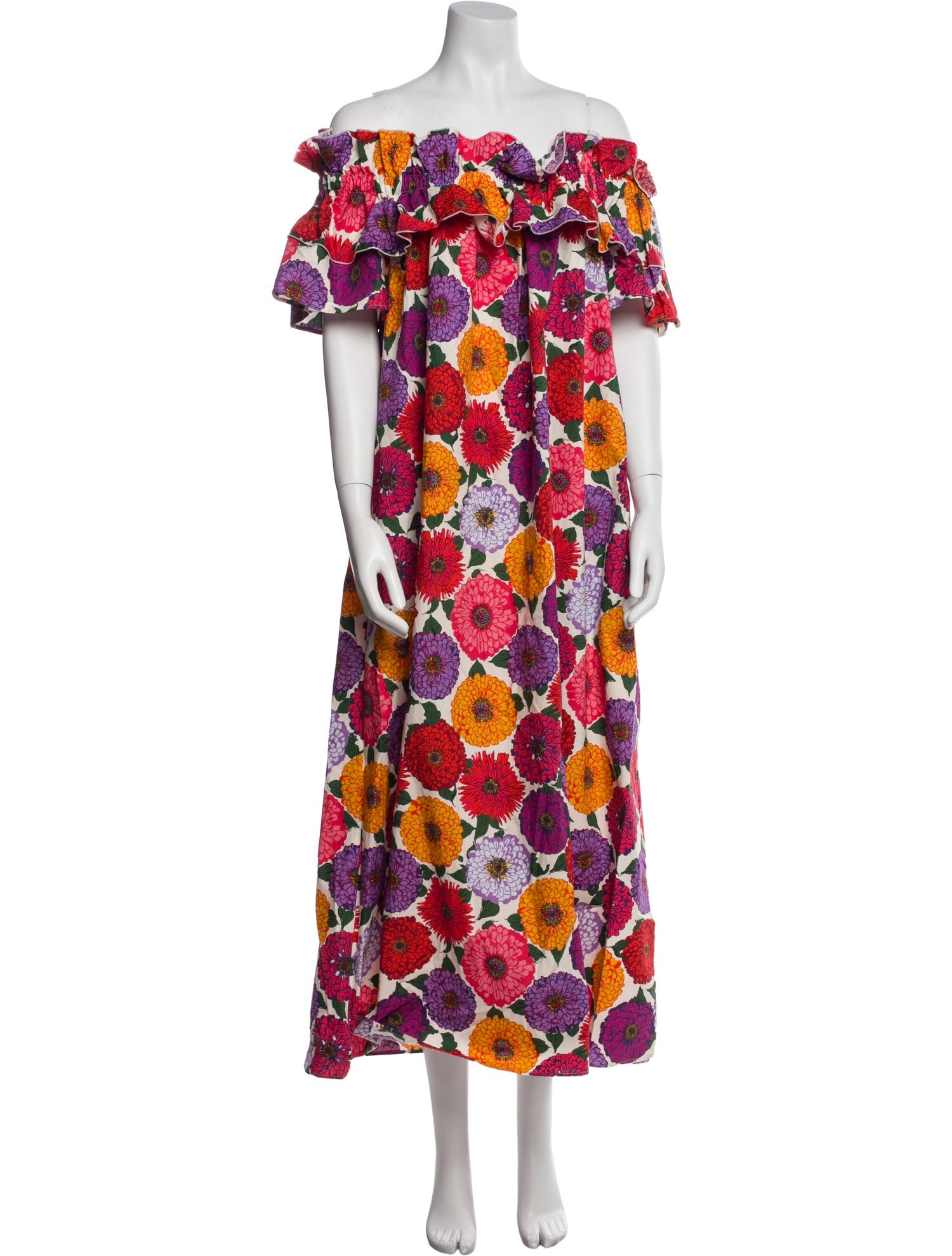 La DoubleJ Floral Print Long Dress w/ Tags