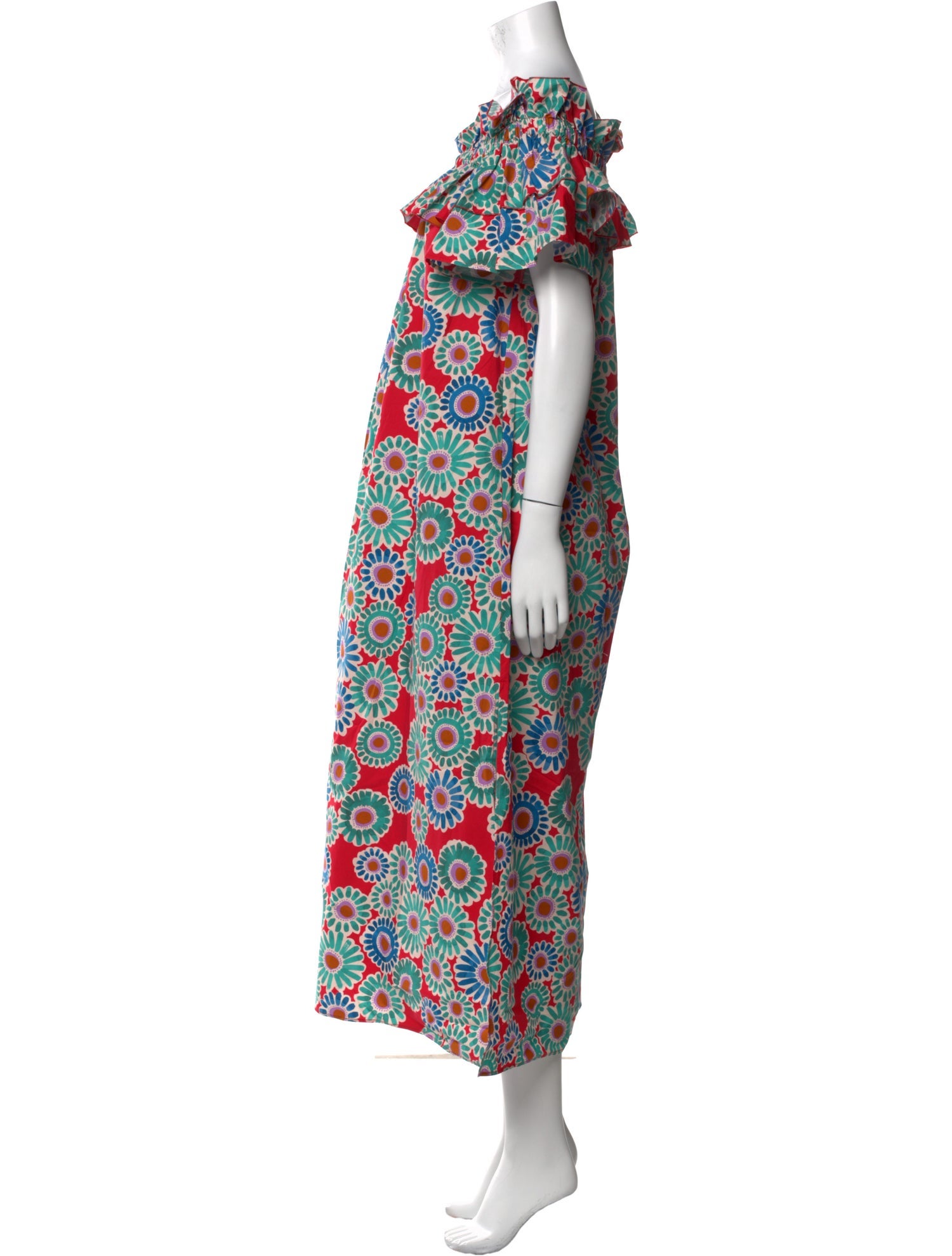 La DoubleJ Floral Print Long Dress w/ Tags