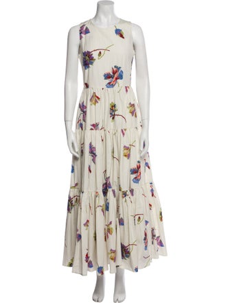 La DoubleJ Floral Print Long Dress