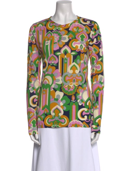 La DoubleJ Printed Crew Neck Top