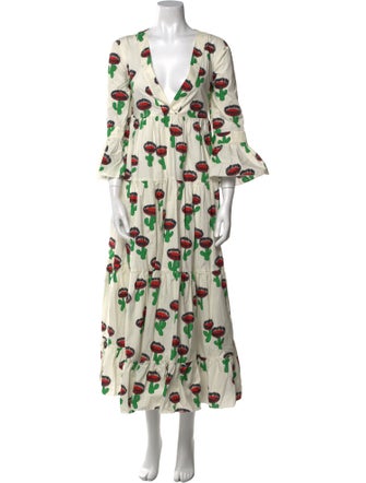 La DoubleJ Floral Print Long Dress