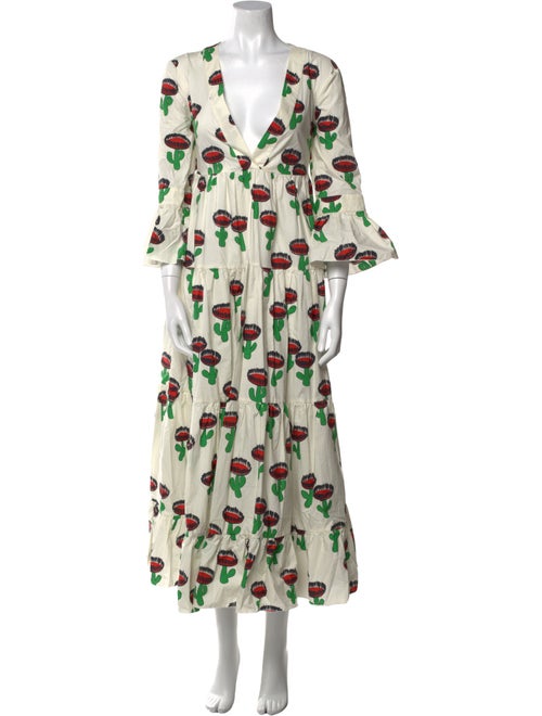 La DoubleJ Floral Print Long Dress