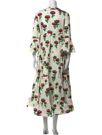 La DoubleJ Floral Print Long Dress