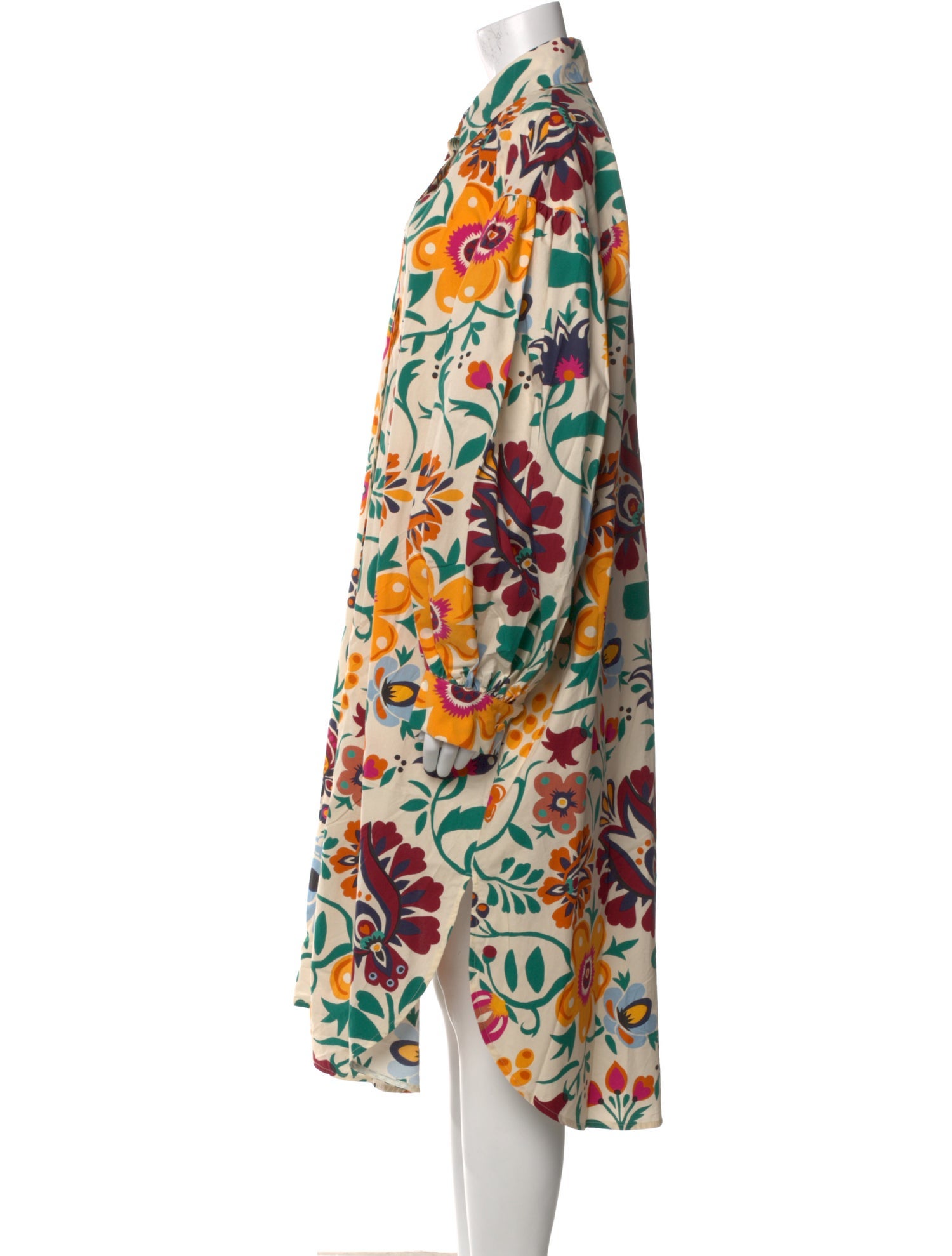 La DoubleJ Floral Print Midi Length Dress w/ Tags