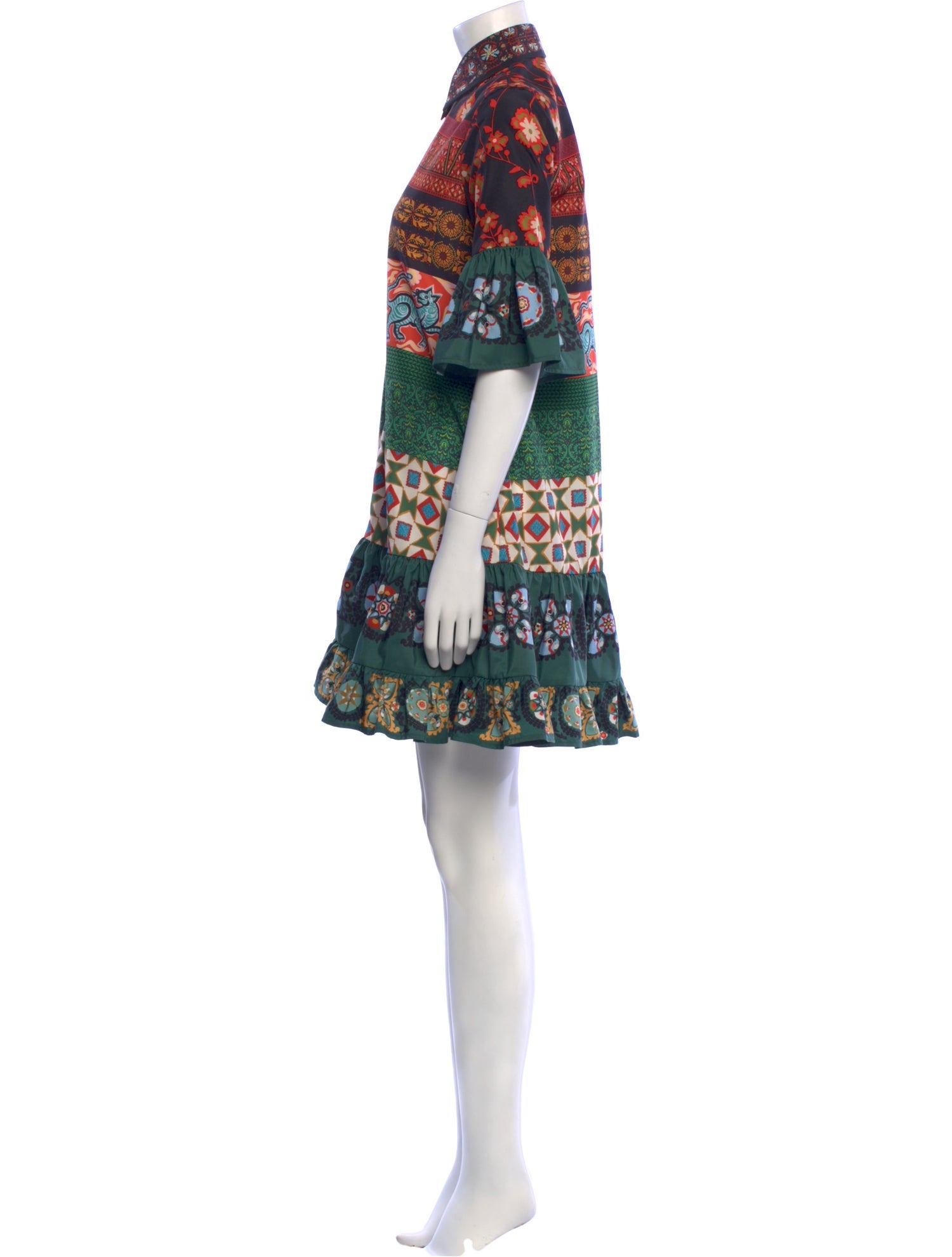 La DoubleJ Printed Mini Dress