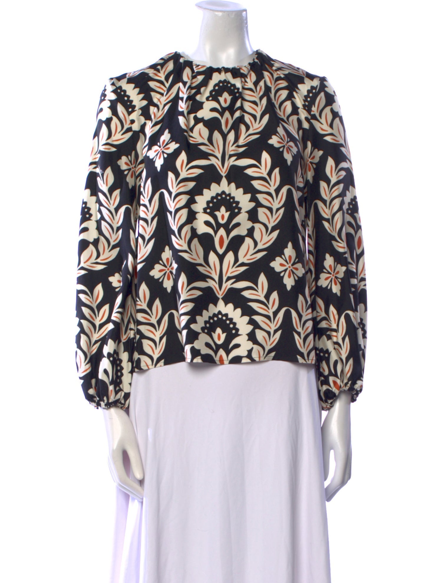 La DoubleJ Silk Printed Blouse