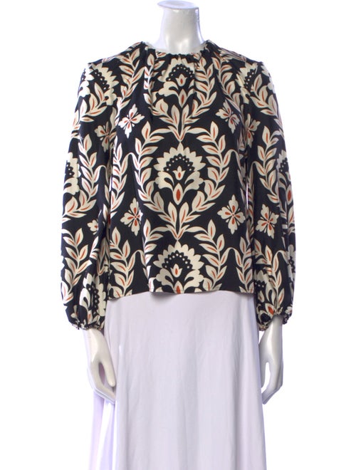 La DoubleJ Silk Printed Blouse