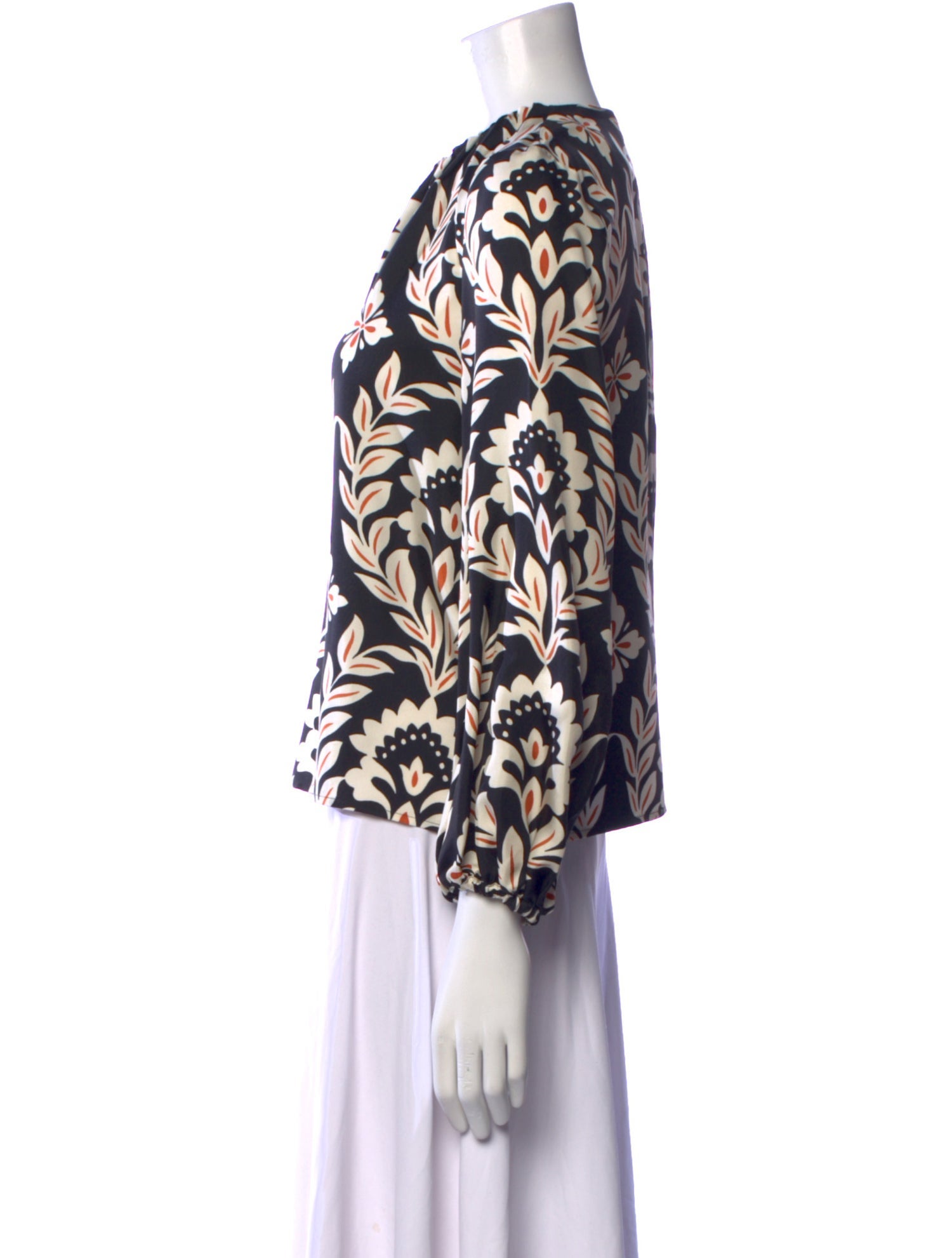 La DoubleJ Silk Printed Blouse