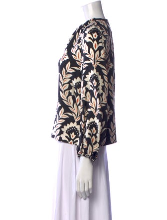 La DoubleJ Silk Printed Blouse