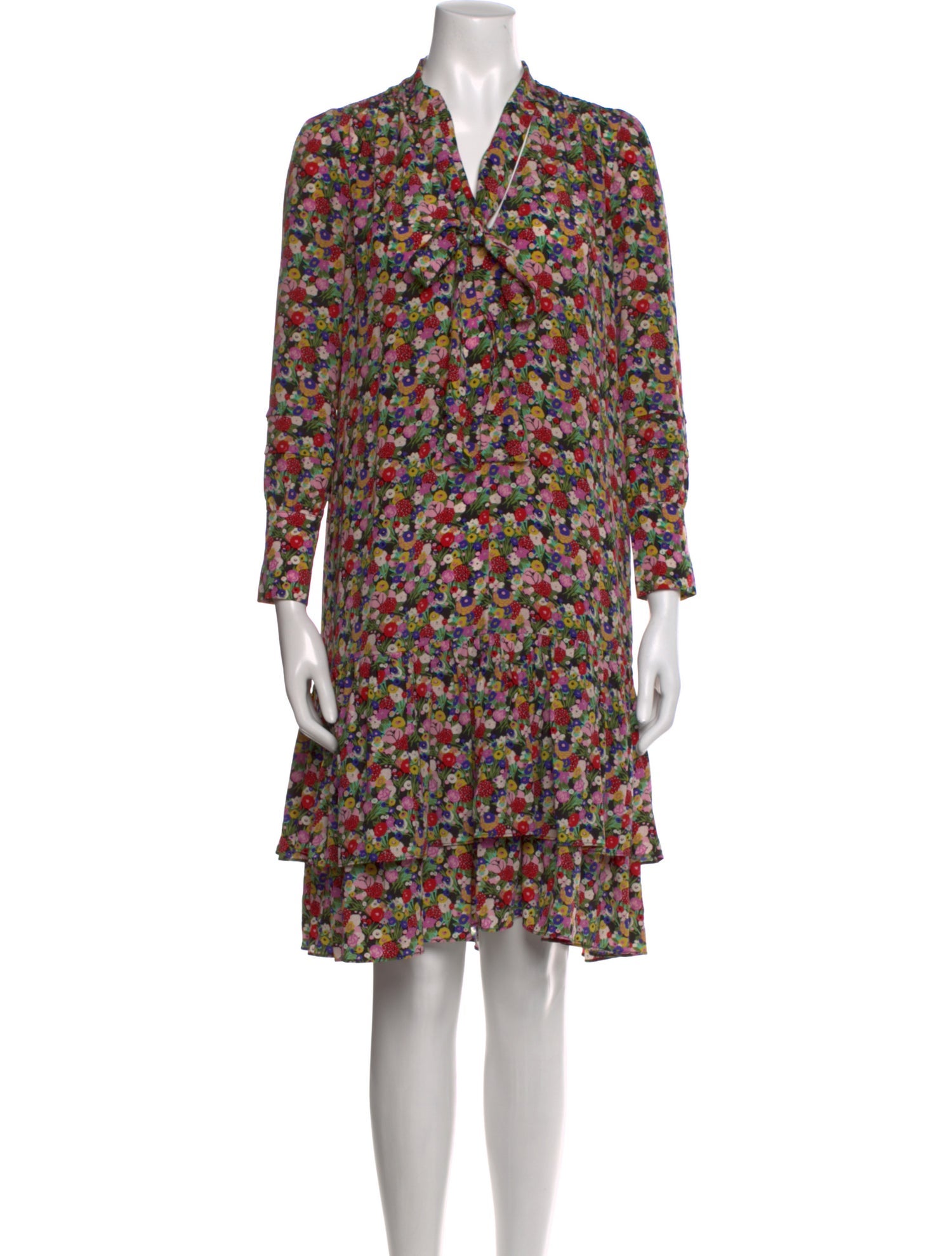 La DoubleJ Silk Knee-Length Dress