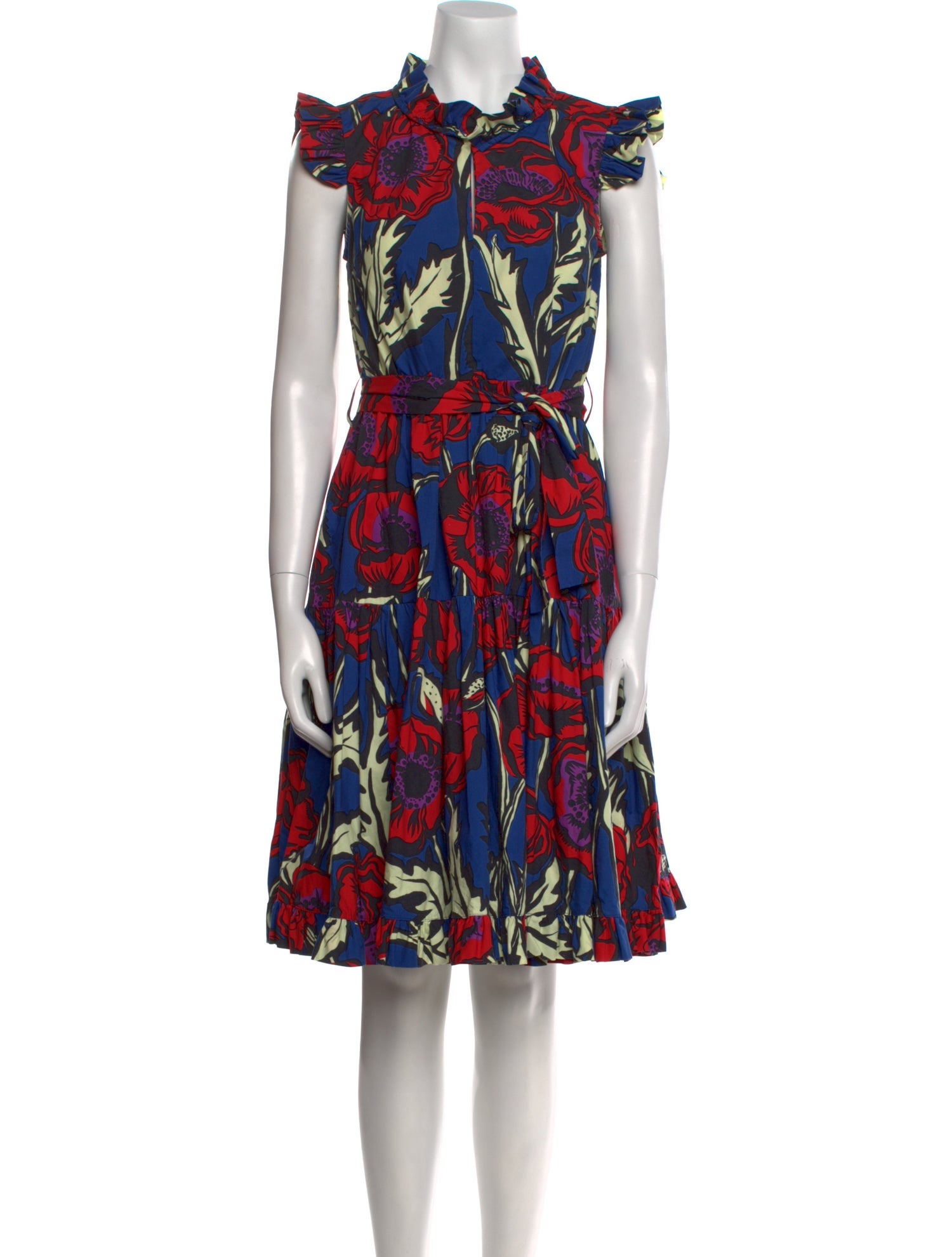 La DoubleJ Floral Print Knee-Length Dress
