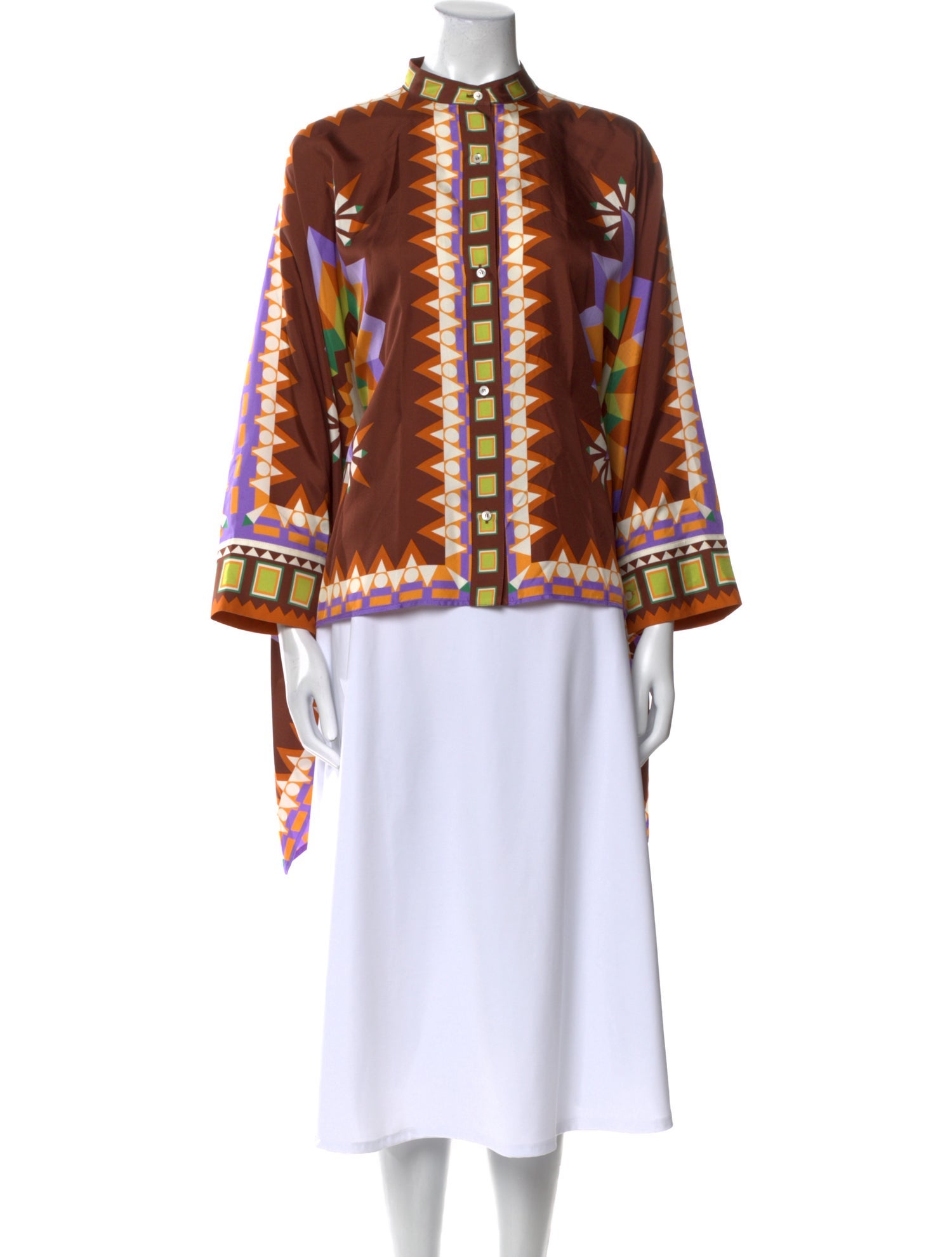 La DoubleJ Silk Printed Tunic