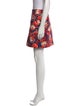 La DoubleJ Floral Print Mini Skirt