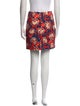 La DoubleJ Floral Print Mini Skirt