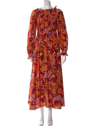 La DoubleJ Floral Print Long Dress