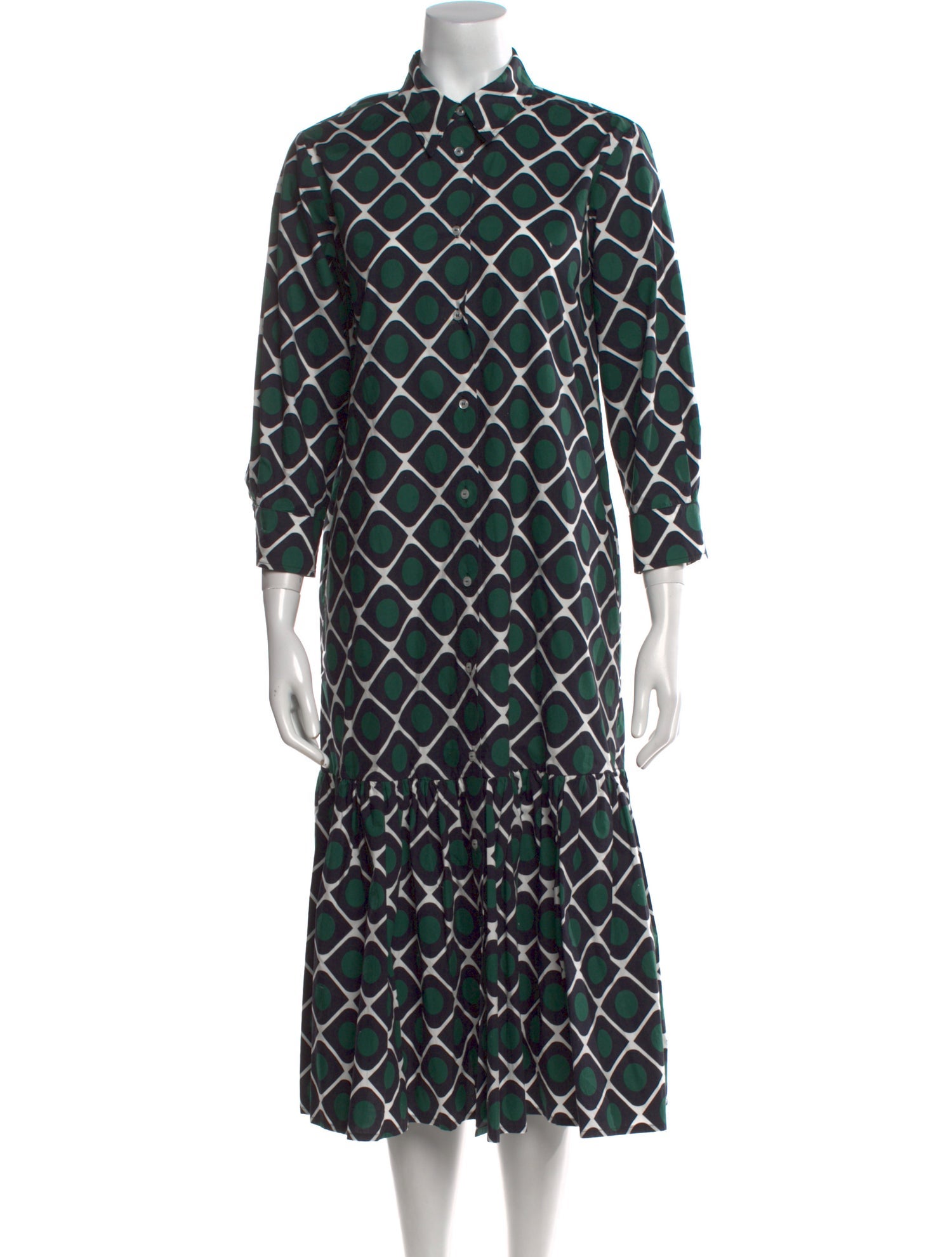 La DoubleJ Printed Midi Length Dress