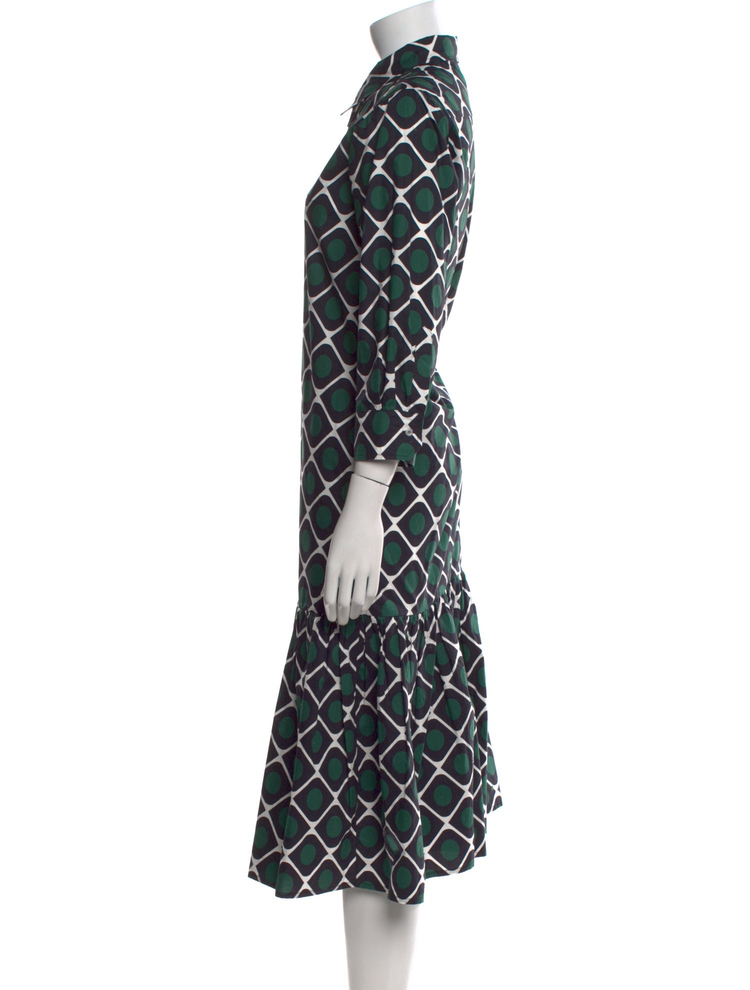 La DoubleJ Printed Midi Length Dress