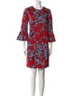 La DoubleJ Floral Print Knee-Length Dress