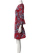 La DoubleJ Floral Print Knee-Length Dress