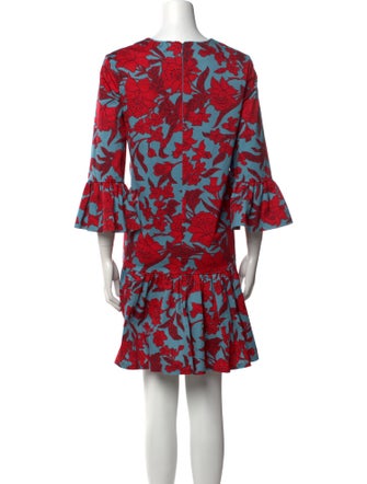 La DoubleJ Floral Print Knee-Length Dress