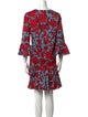 La DoubleJ Floral Print Knee-Length Dress