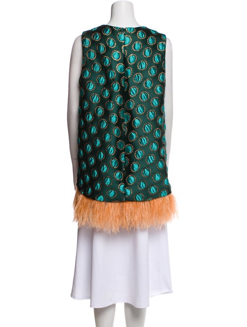 La DoubleJ Printed Crew Neck Tunic