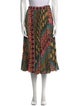 La DoubleJ Printed Midi Length Skirt