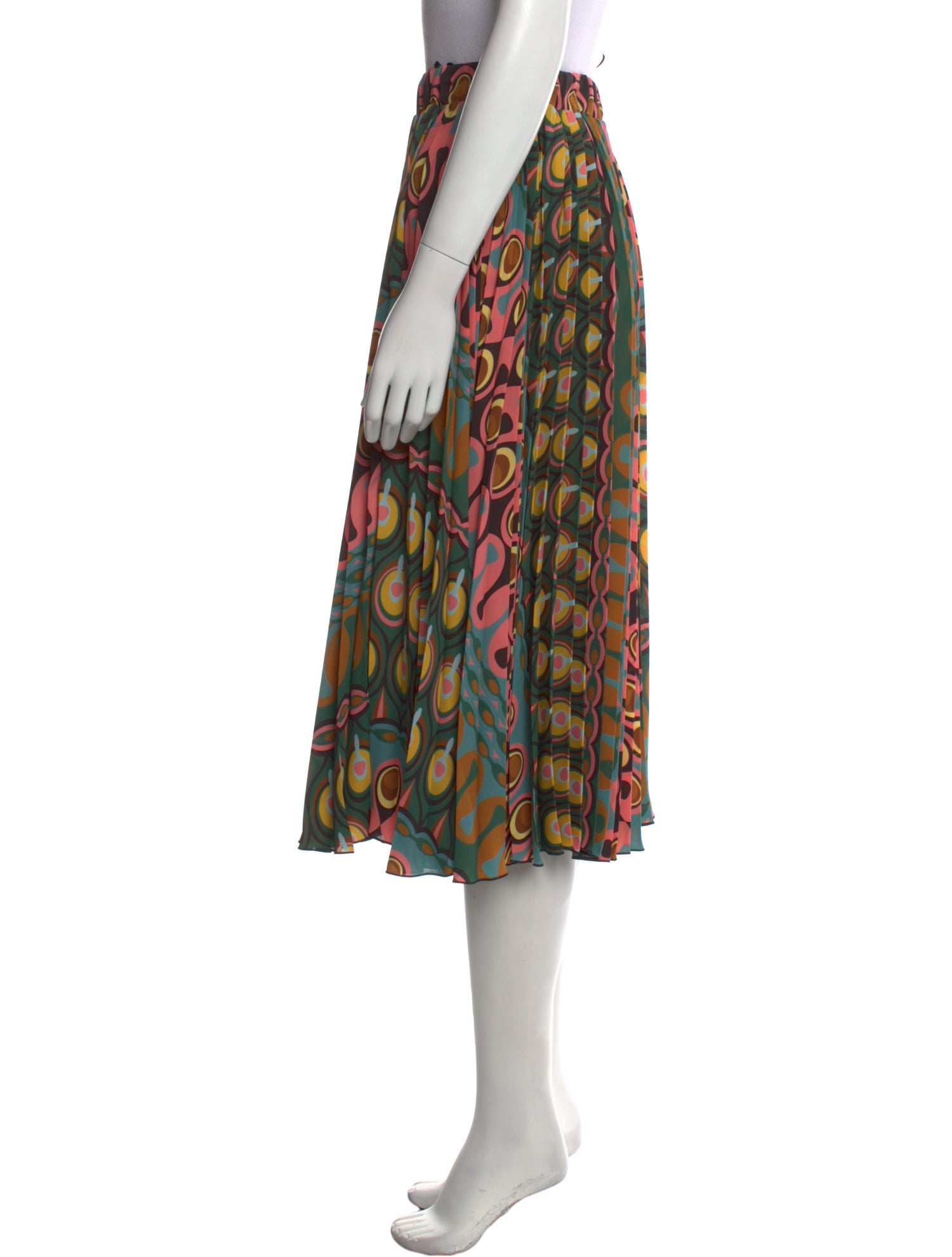 La DoubleJ Printed Midi Length Skirt