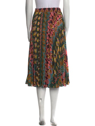 La DoubleJ Printed Midi Length Skirt