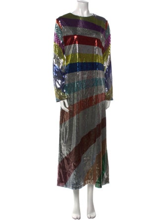 La DoubleJ Striped Long Dress