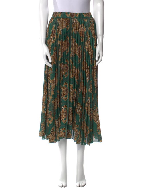 La DoubleJ Printed Midi Length Skirt